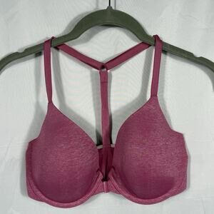 Victoria’s Secret 32DD Underwire Racerback Front Close Semi Demi Push Up Bra